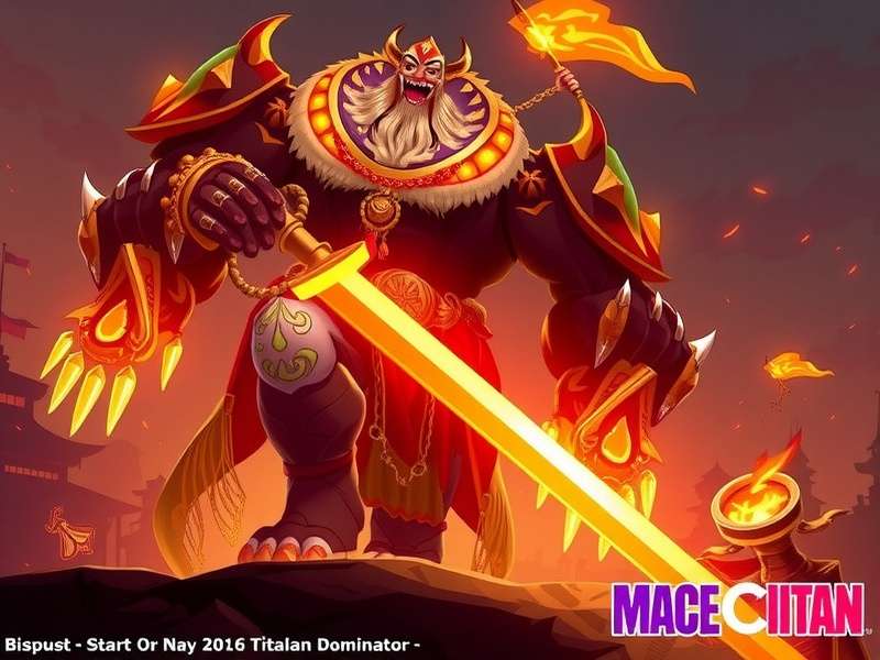 Mace Titan Dominator Character Design